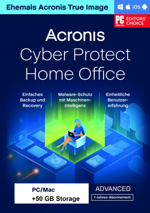 Acronis Cyber Protect Home Office Advanced Inkl. 250 GB Cloud Speicher